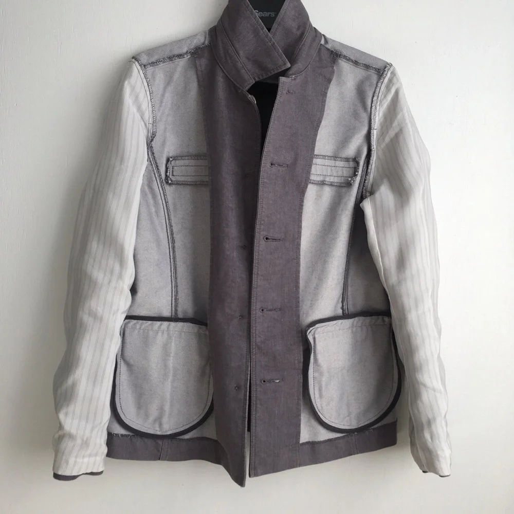 Northern Reflections Jean Style Tailored Dress / Casual Jacket Blazer Size M - Picture 4 of 16